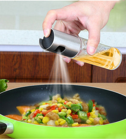 oil and vinegar spray bottle Bottlepump Oil Tank Leakproof BBQ Sprayer BBQ Tools Kitchen Gadgets