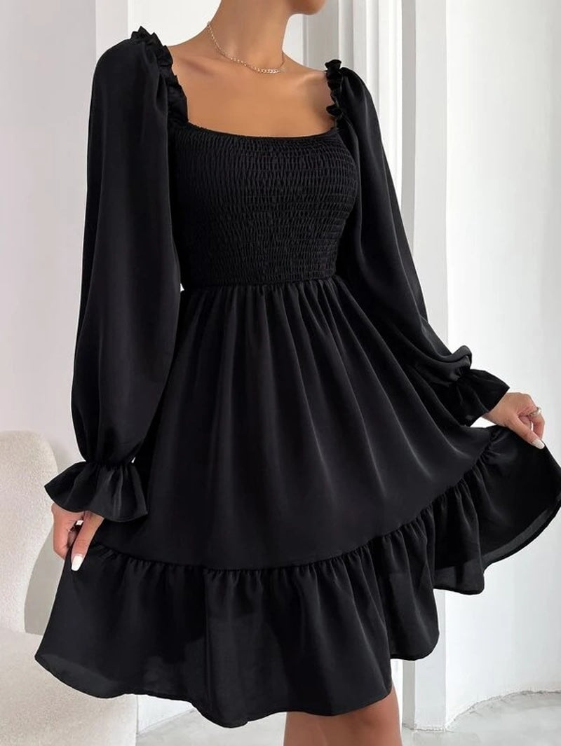 women's flared swing dress