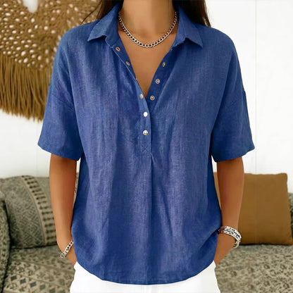women's casual button shirt