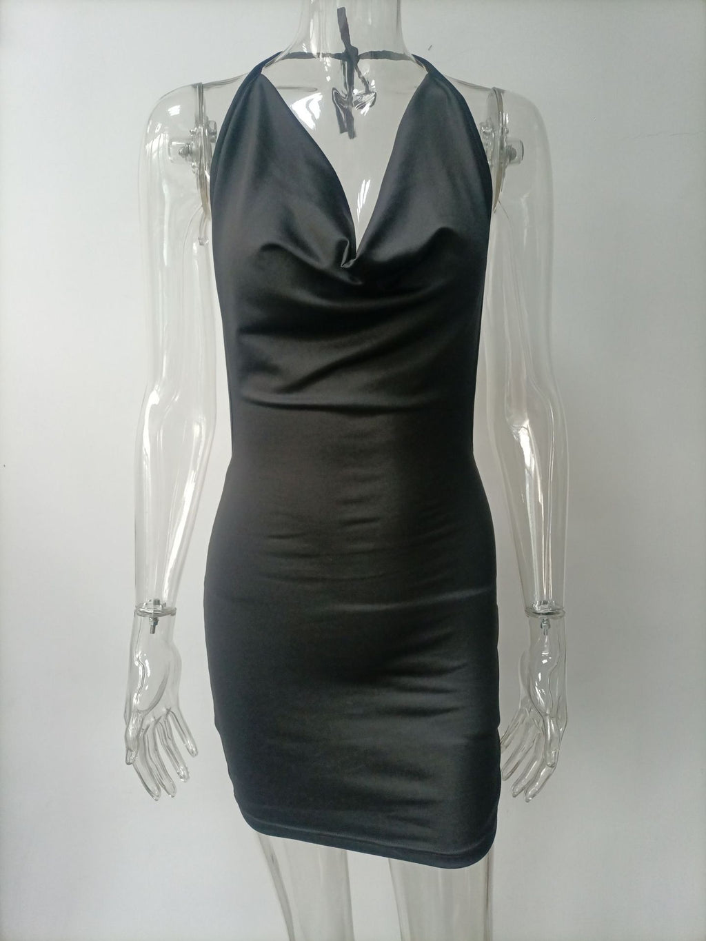Summer Deep V-Neck Dress Temperament Sling Backless Halter Dresses Women'S Clothing