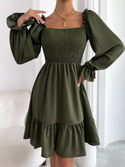 women's flared swing dress