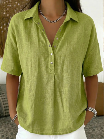 women's casual button shirt