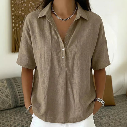 women's casual button shirt