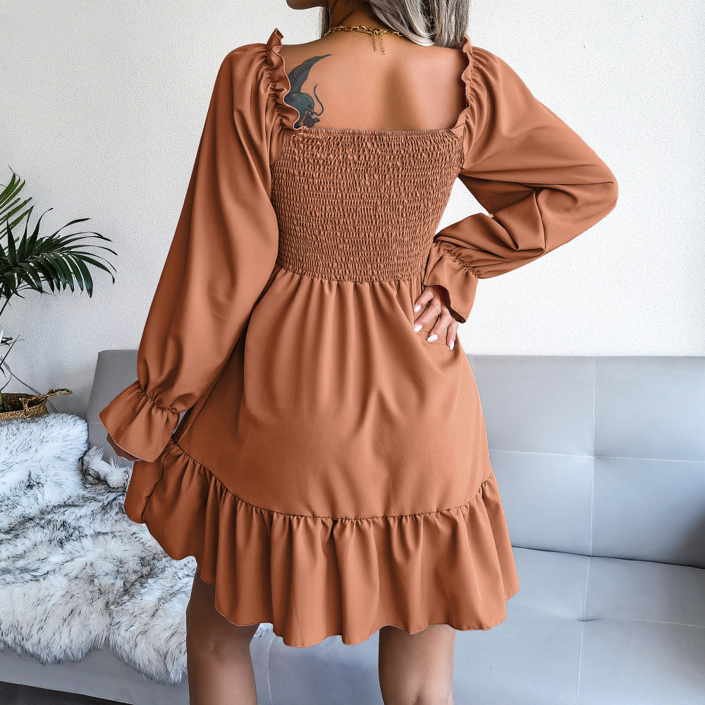 women's flared swing dress