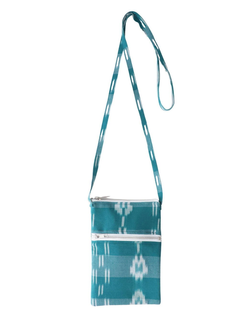Compact Travel Crossbody Bag – Handwoven Cotton, Multiple Prints