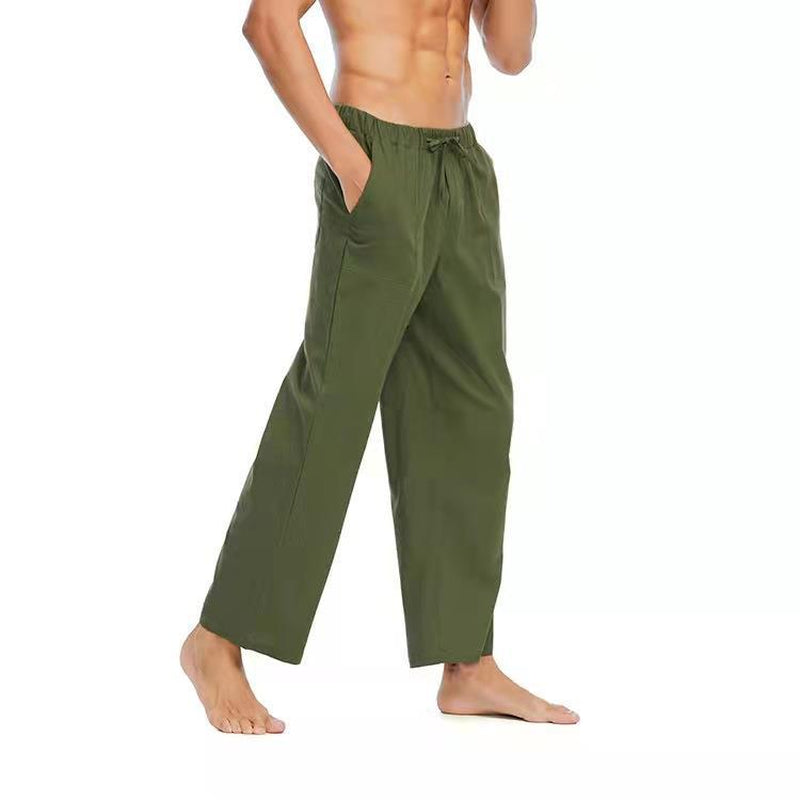 Casual Linen Cotton Trousers for Men
