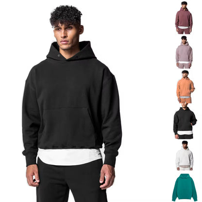 men's hoodie tracksuit set Training Sets Casual Sports Kits Pullover Hooded Top with Pants Sweatshirts Gym Running Tracksuits