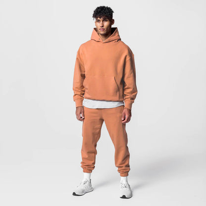 men's hoodie tracksuit set Training Sets Casual Sports Kits Pullover Hooded Top with Pants Sweatshirts Gym Running Tracksuits