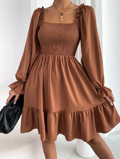 women's flared swing dress