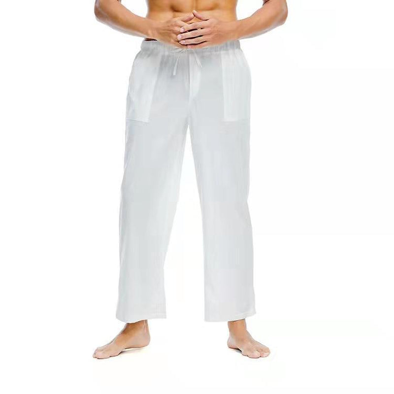 Casual Linen Cotton Trousers for Men