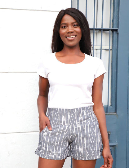 Juliet Handwoven Ikat Women's Shorts