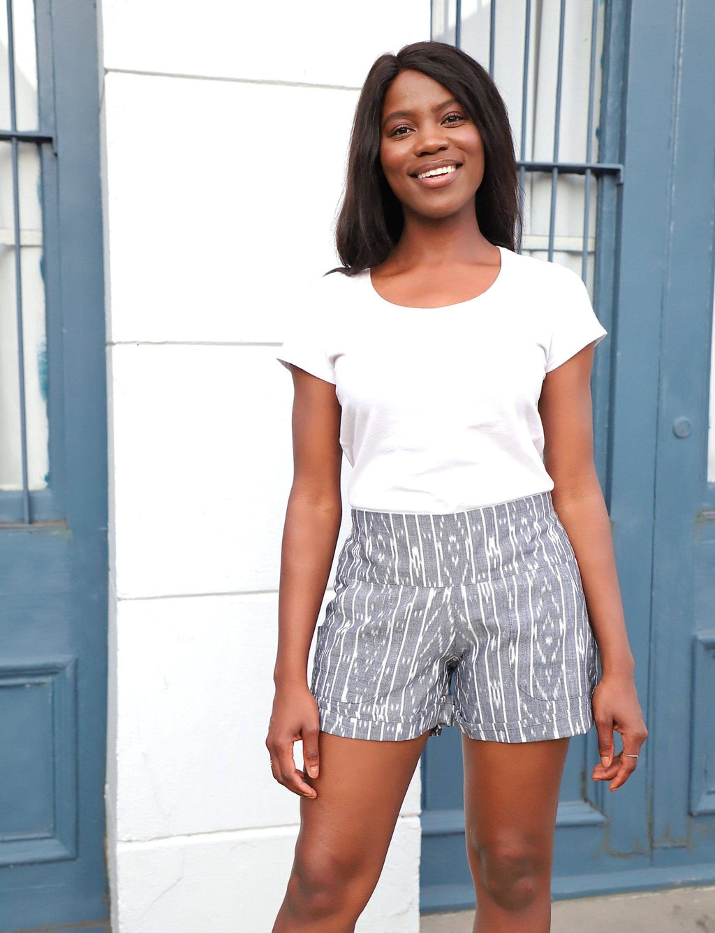Juliet Handwoven Ikat Women's Shorts