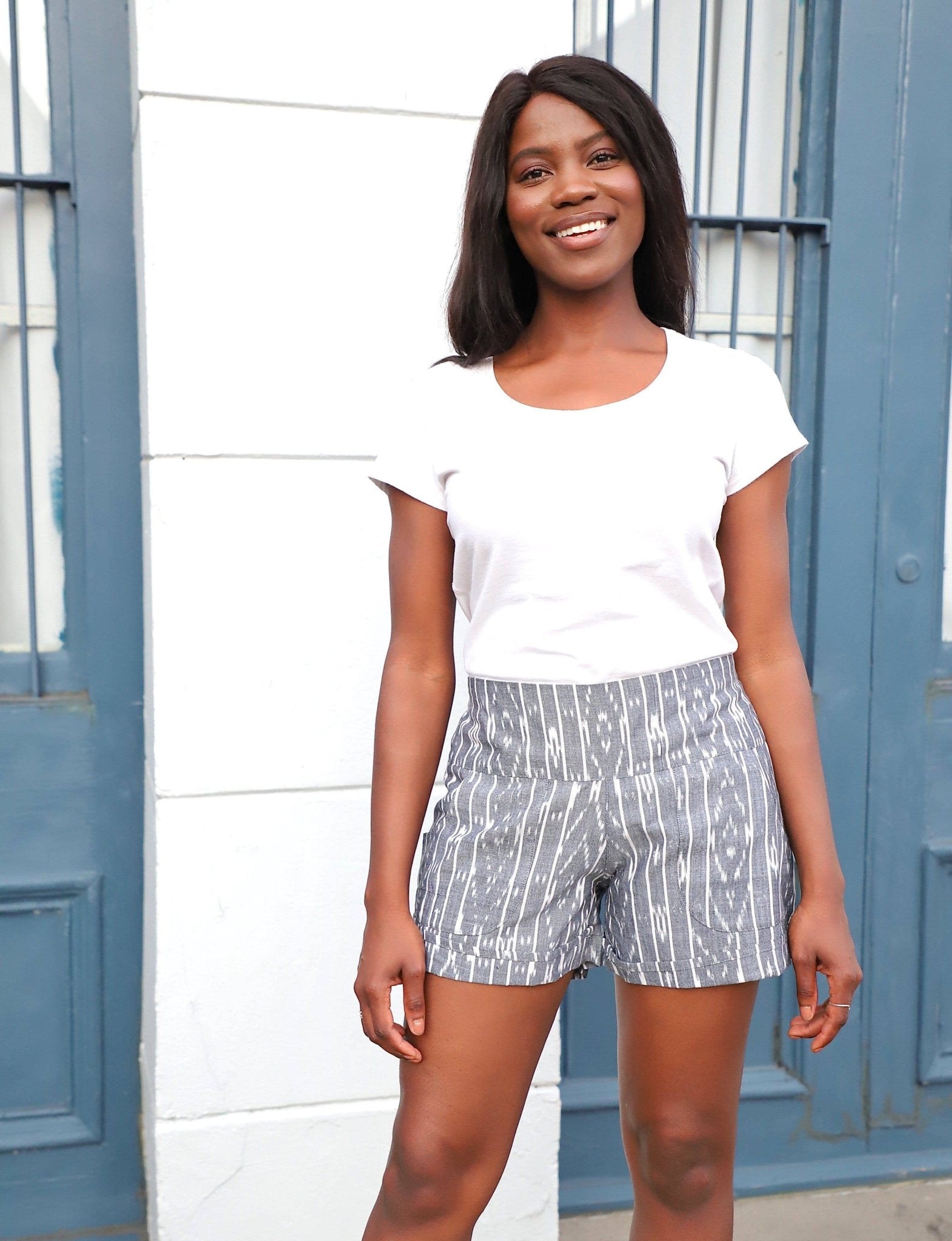 Juliet Handwoven Ikat Women's Shorts