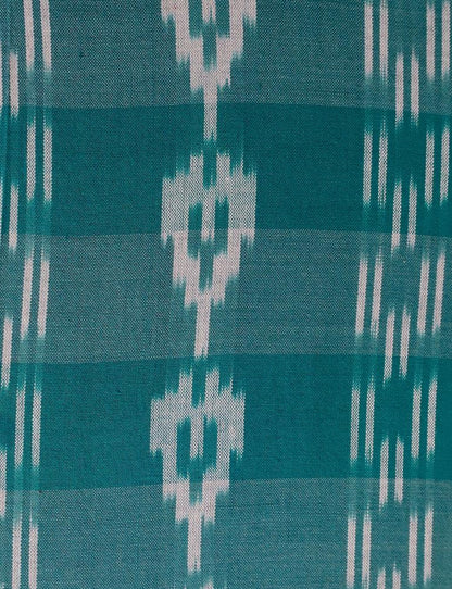 turquoise handwoven ikat jacket