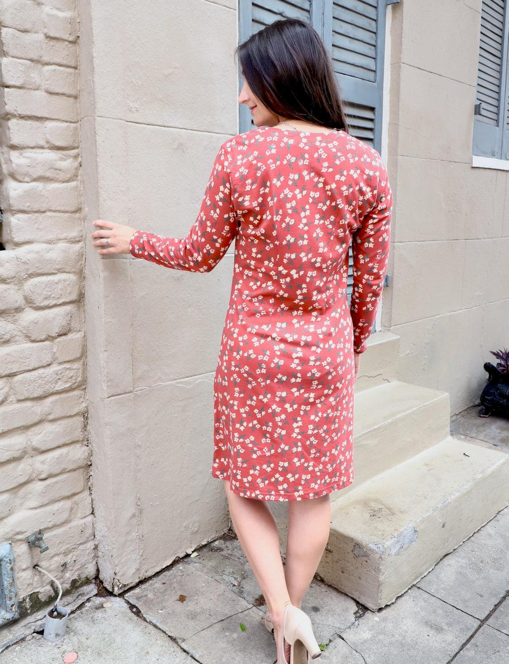 Scarlet Organic Floral T-Shirt Dress