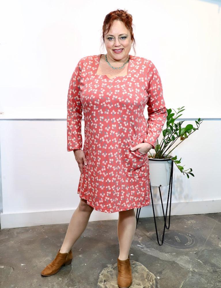 Scarlet Organic Floral T-Shirt Dress