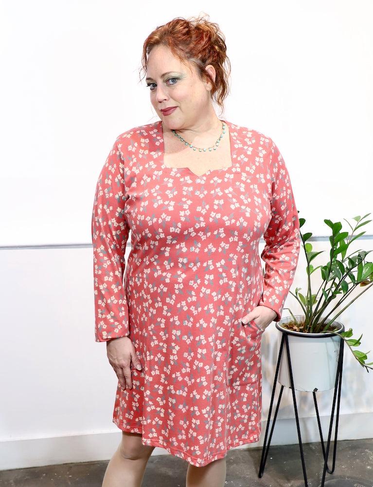 Scarlet Organic Floral T-Shirt Dress