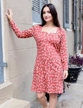 Scarlet Organic Floral T-Shirt Dress