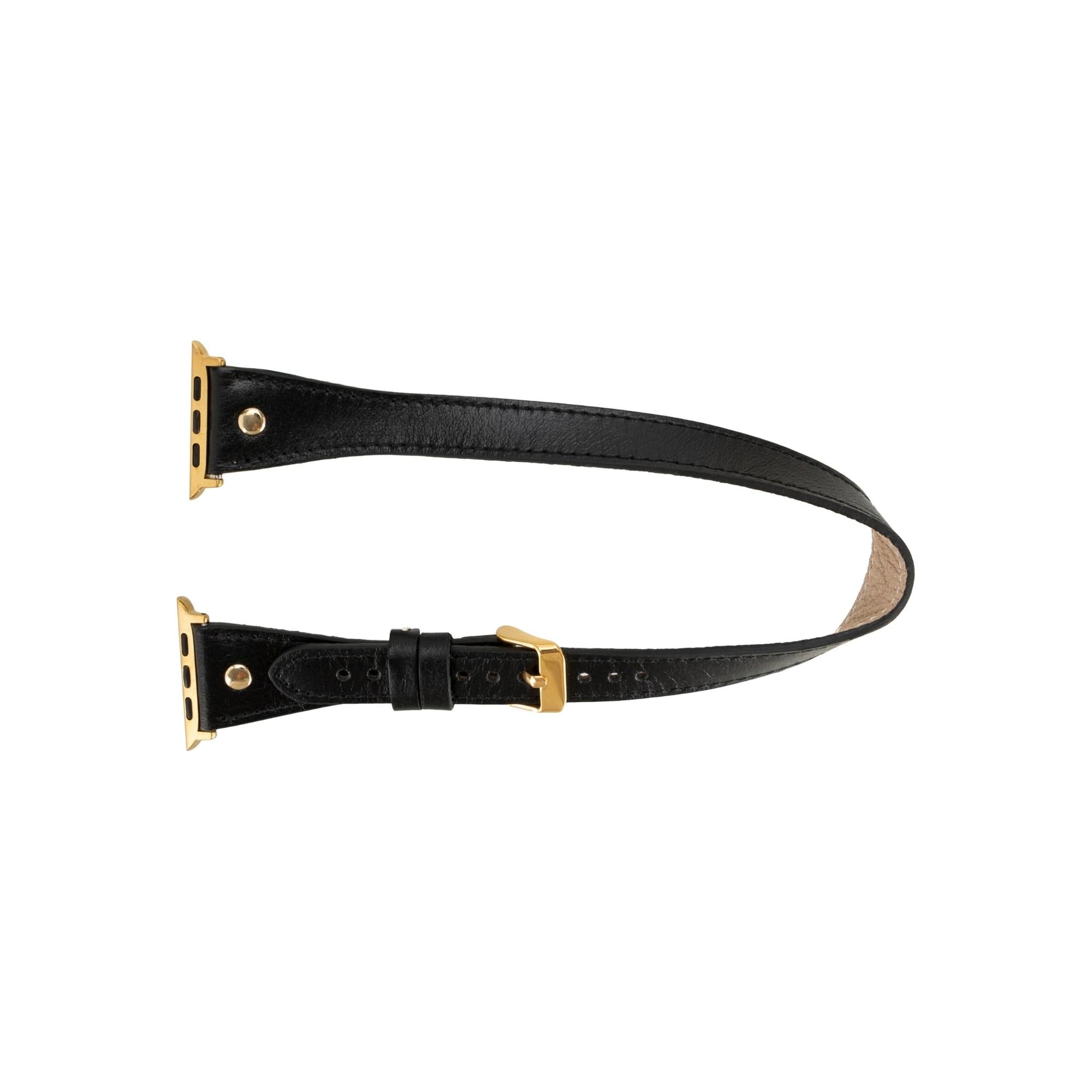 Syracuse Double Tour Genuine Leather Apple Watch Band