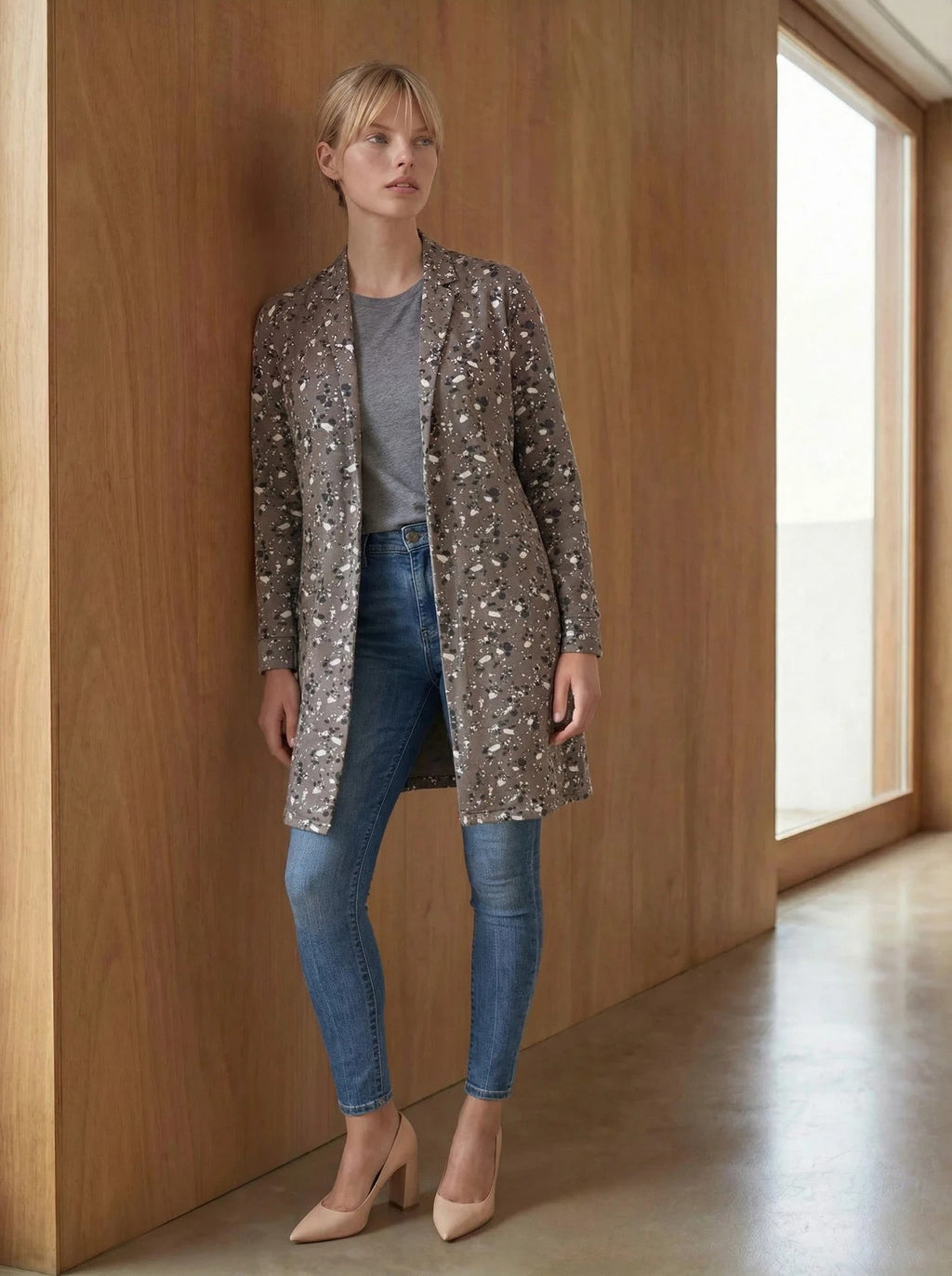 Terrazo Organic Cotton Fleece Coat – Final Sale