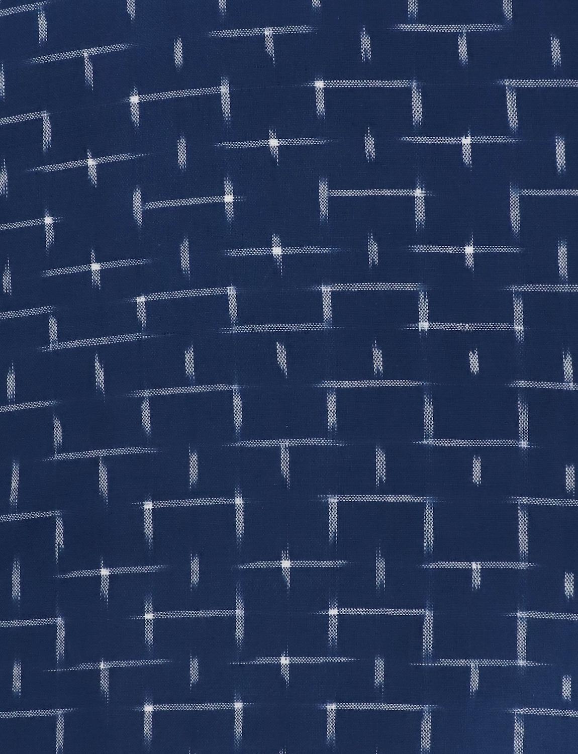 Twilight Handwoven Ikat Cotton Wrap Dress