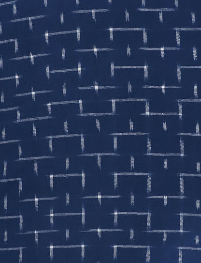 Twilight Handwoven Ikat Cotton Wrap Dress